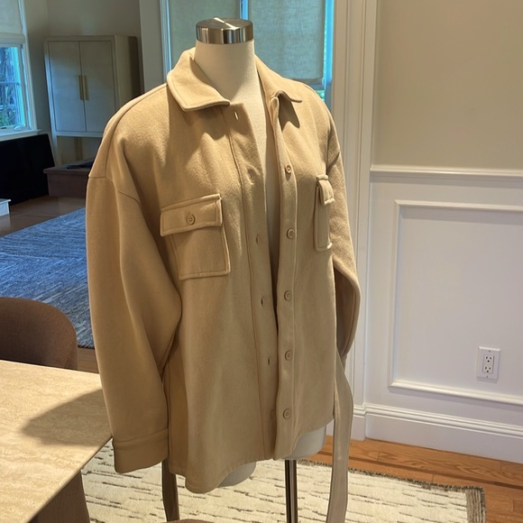 Worn Once! LOVERS + FRIENDS ‘Belted Utility Fleece’ Jacket - Picture 8 of 14